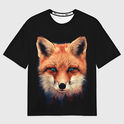 Мужская футболка оверсайз Хитрый лис