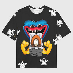 Мужская футболка оверсайз Хагги Вагги хочет съесть Кенни