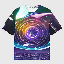 Мужская футболка оверсайз Глаз Вселенной