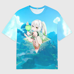 Мужская футболка оверсайз Нахида Кусанали в примогеме