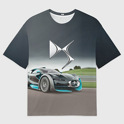 Футболка оверсайз мужская Citroen DS Spirit - скоростной режим, цвет: 3D-принт