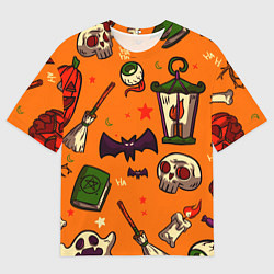 Мужская футболка оверсайз Время ночных существ