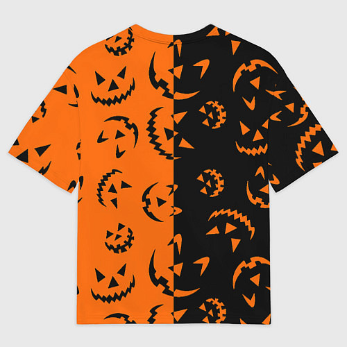 Мужская футболка оверсайз Улыбка Джека / 3D-принт – фото 2