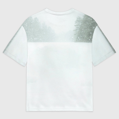 Мужская футболка оверсайз Хоккейные коньки / 3D-принт – фото 2