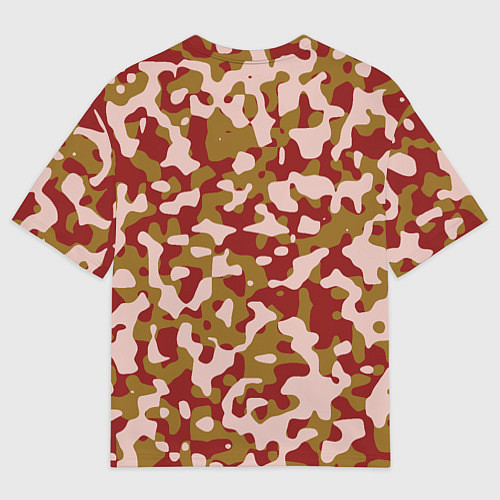 Мужская футболка оверсайз Камуфляж German Desert / 3D-принт – фото 2
