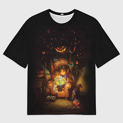 Футболка оверсайз мужская Book nightmares, цвет: 3D-принт