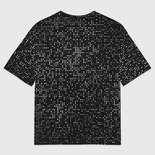 Мужская футболка оверсайз AMG - pattern - minimalism / 3D-принт – фото 2