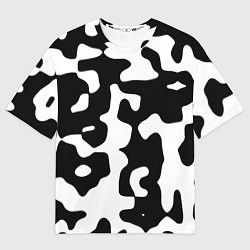 Мужская футболка оверсайз Камуфляж Cowskin крупный