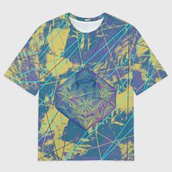 Футболка оверсайз мужская Магический кристалл Бипла, цвет: 3D-принт