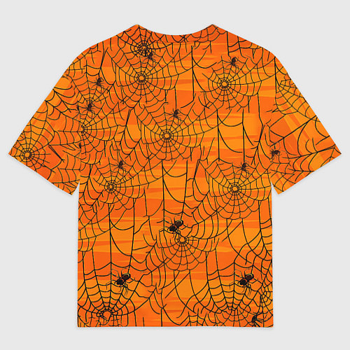 Мужская футболка оверсайз Паучье логово / 3D-принт – фото 2