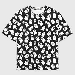 Футболка оверсайз мужская Парад призраков, цвет: 3D-принт