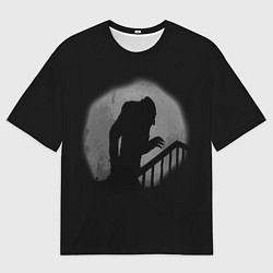 Мужская футболка оверсайз Тень Носферату