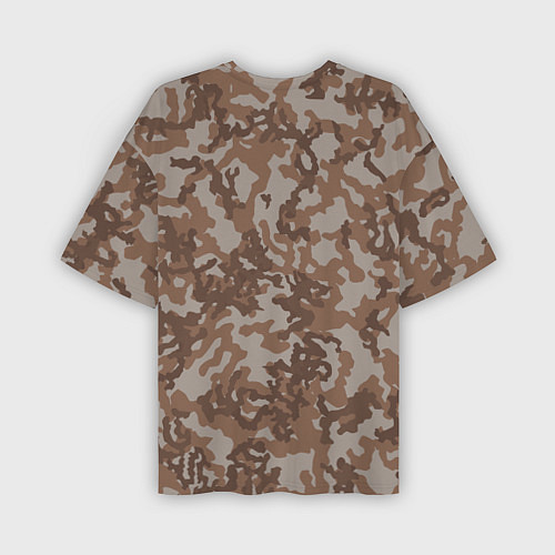 Мужская футболка оверсайз Камуфляж ВСР-84 песчаный / 3D-принт – фото 2