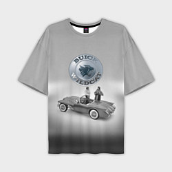 Мужская футболка оверсайз Buick Wildcat - cabriolet - Retro