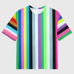 Мужская футболка оверсайз Множество цветов