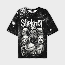 Мужская футболка оверсайз Slipknot Black