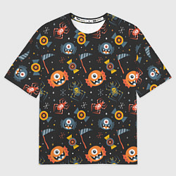 Футболка оверсайз мужская HALLOWEEN ХЭЛЛУИН, цвет: 3D-принт