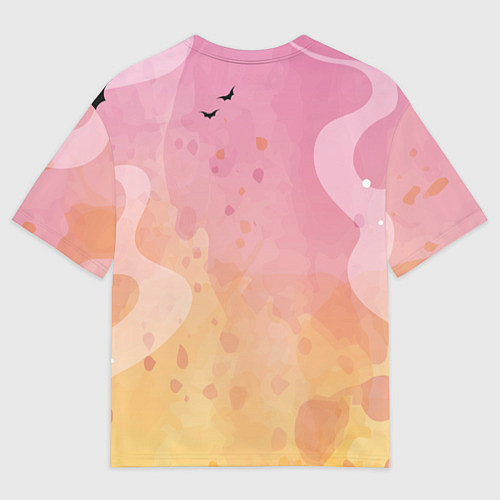 Мужская футболка оверсайз HALLOWEEN ХЭЛЛУИН / 3D-принт – фото 2