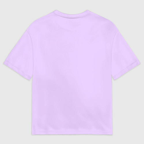 Мужская футболка оверсайз Цифровая лаванда 2023 / 3D-принт – фото 2