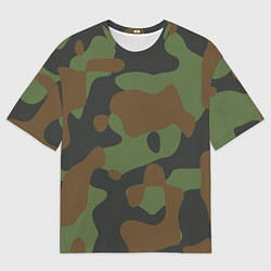 Футболка оверсайз мужская Камуфляж ВСР-93 крупный, цвет: 3D-принт