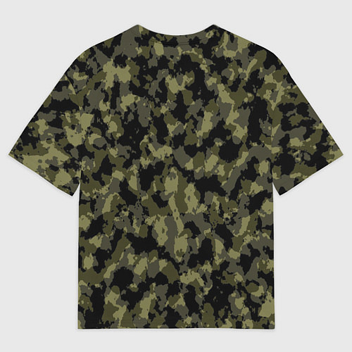 Мужская футболка оверсайз Камуфляж / 3D-принт – фото 2