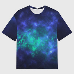 Футболка оверсайз мужская Космический пейзаж во Вселенной, цвет: 3D-принт