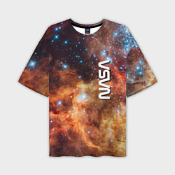 Мужская футболка оверсайз Рождение новой звезды - NASA
