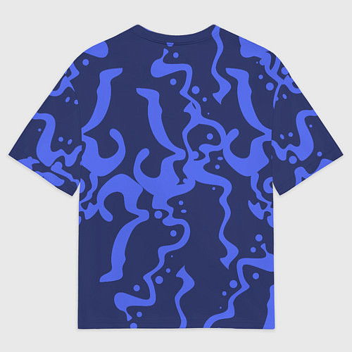 Мужская футболка оверсайз Волшебный котейка / 3D-принт – фото 2