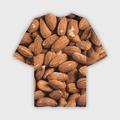Мужская футболка оверсайз Миндальные орешки / 3D-принт – фото 2