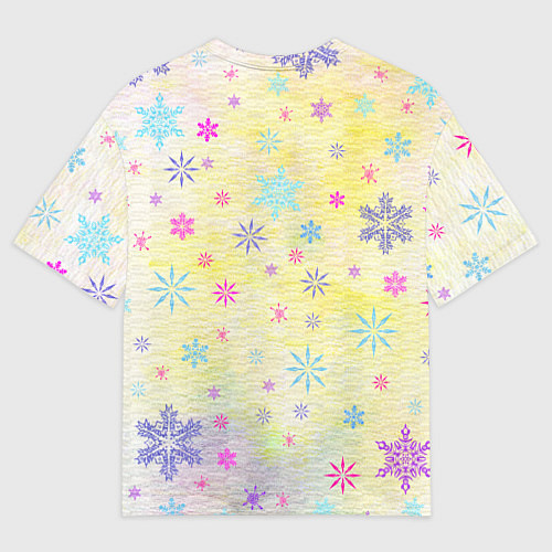 Мужская футболка оверсайз Винтажный кролик / 3D-принт – фото 2