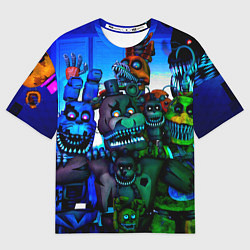 Футболка оверсайз мужская Five Nights at Freddys 4, цвет: 3D-принт