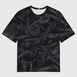 Мужская футболка оверсайз Саморезы