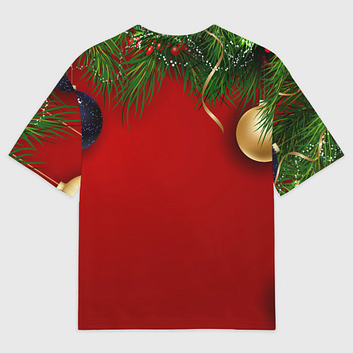 Мужская футболка оверсайз Кролик 2023 / 3D-принт – фото 2