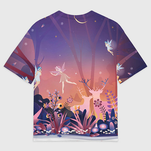 Мужская футболка оверсайз Доброго нового года! / 3D-принт – фото 2