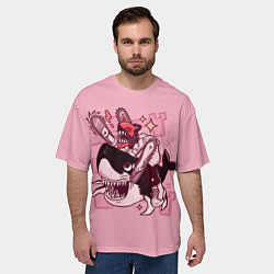 Футболка оверсайз мужская Chainsaw Man Почита, цвет: 3D-принт — фото 2