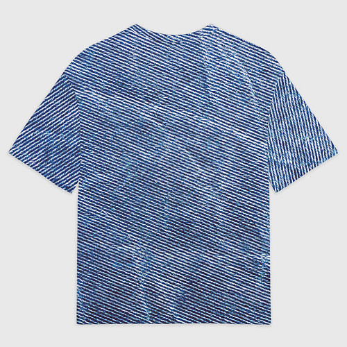 Мужская футболка оверсайз Milano - Italy - Jeans - Fashion / 3D-принт – фото 2