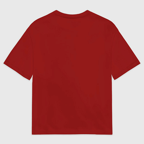 Мужская футболка оверсайз Символ кота / 3D-принт – фото 2