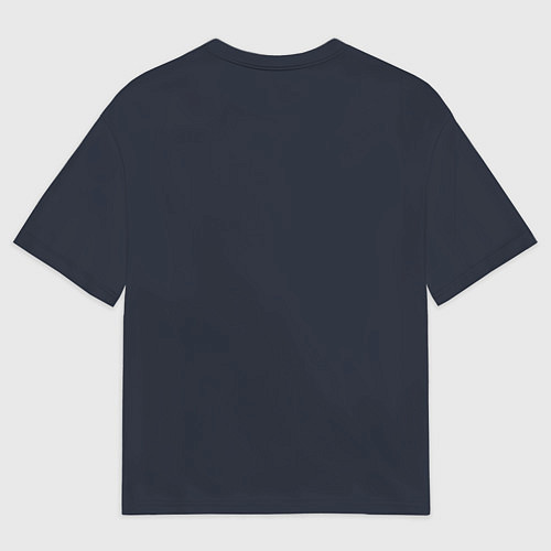 Мужская футболка оверсайз Санта Мяус / 3D-принт – фото 2