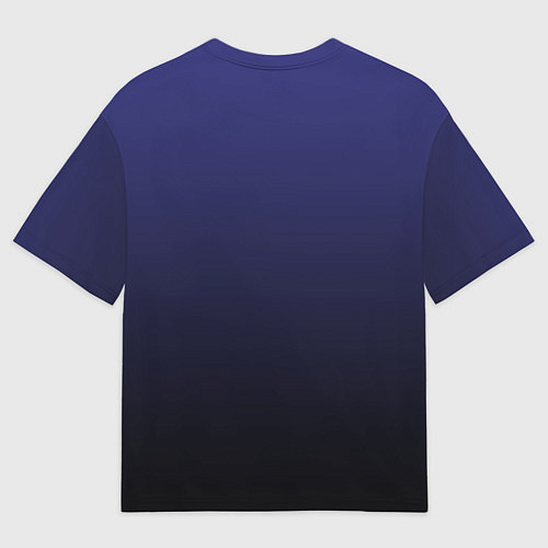 Мужская футболка оверсайз Арт кролика / 3D-принт – фото 2