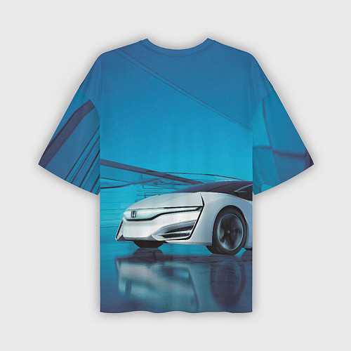 Мужская футболка оверсайз Honda concept - Japan / 3D-принт – фото 2