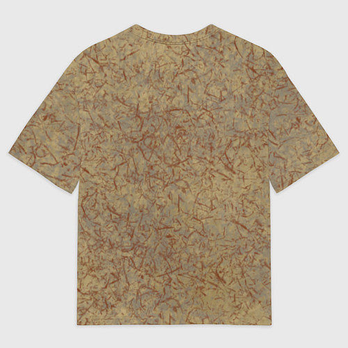 Мужская футболка оверсайз Ретро кролик / 3D-принт – фото 2