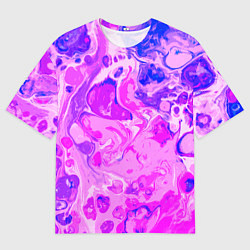 Мужская футболка оверсайз Абстракция тай-дай