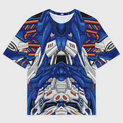 Футболка оверсайз мужская Инопланетный костюм, цвет: 3D-принт