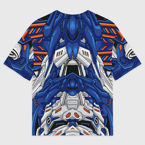 Мужская футболка оверсайз Инопланетный костюм / 3D-принт – фото 2