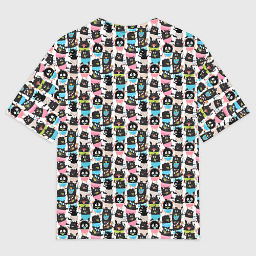 Мужская футболка оверсайз Весёлые монстрики с соской / 3D-принт – фото 2