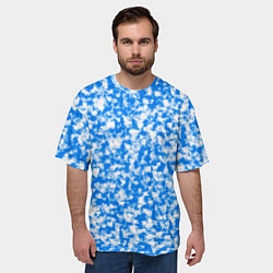 Футболка оверсайз мужская Абстрактные облака - текстура, цвет: 3D-принт — фото 2