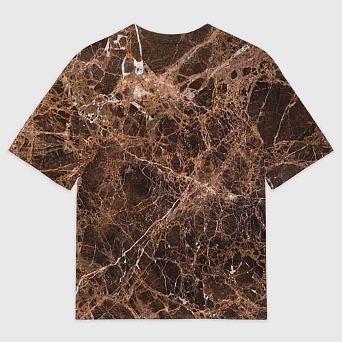 Мужская футболка оверсайз Нейронные связи мозга / 3D-принт – фото 2