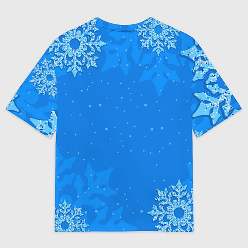 Мужская футболка оверсайз Символ 2023 года - кролик / 3D-принт – фото 2