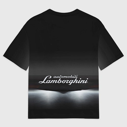 Мужская футболка оверсайз Lamborghini Egoista - Italy / 3D-принт – фото 2