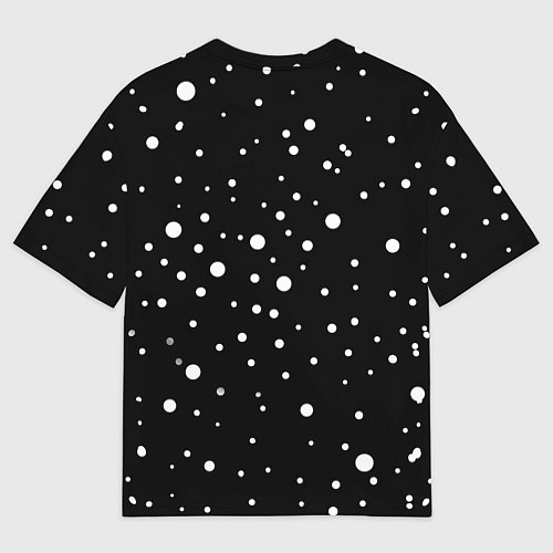 Мужская футболка оверсайз Котячий Новый Год / 3D-принт – фото 2